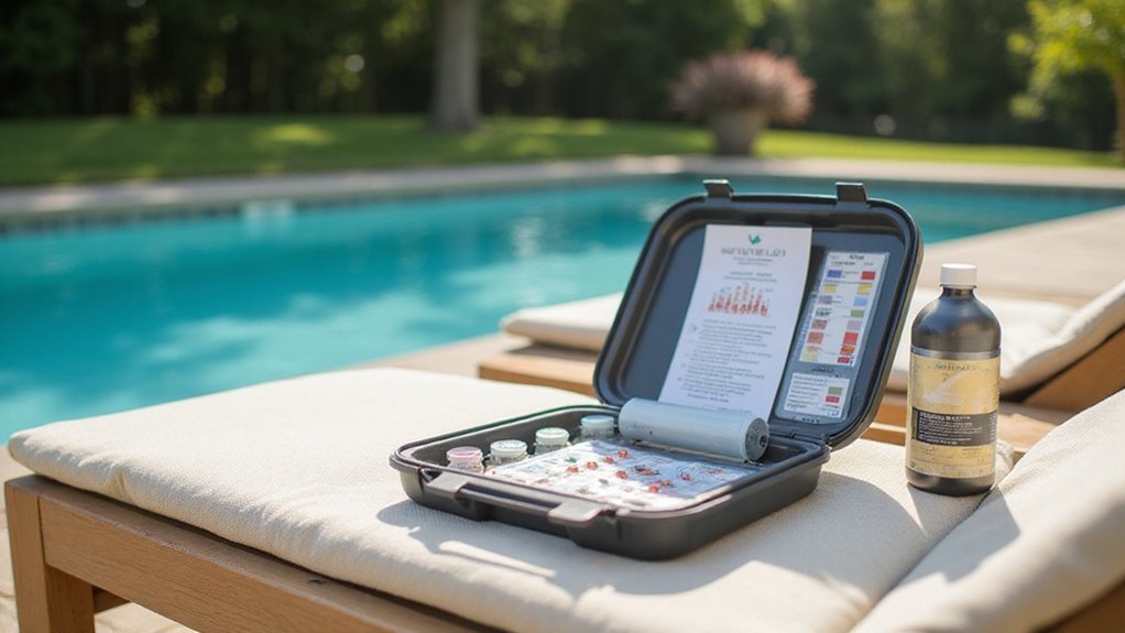 check pool chemical levels