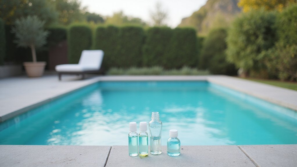 cloudy pool chemicals okay