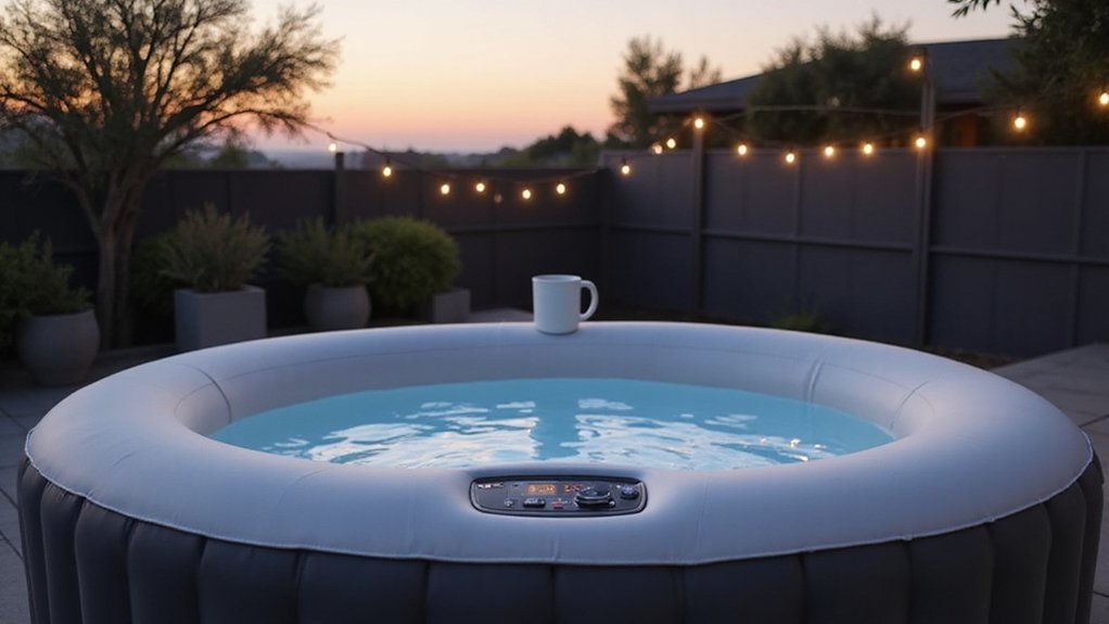 cost of inflatable hot tub