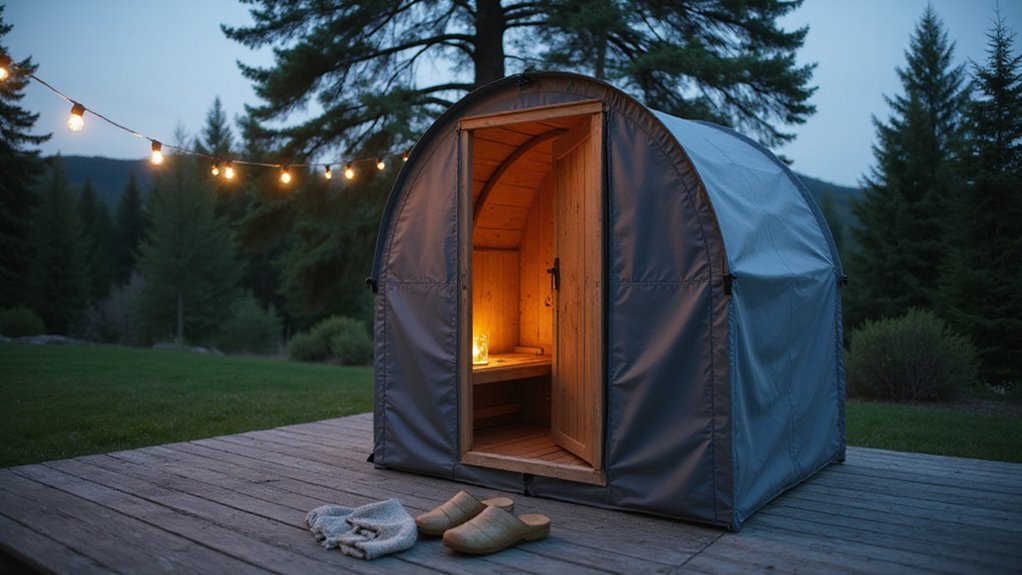 effectiveness of portable saunas