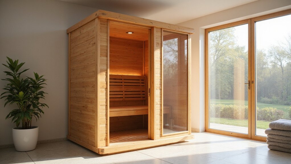 home steam sauna construction