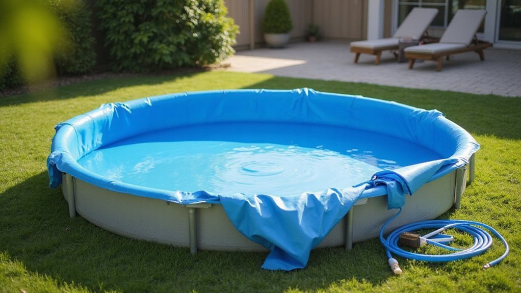 installing above ground pool liner