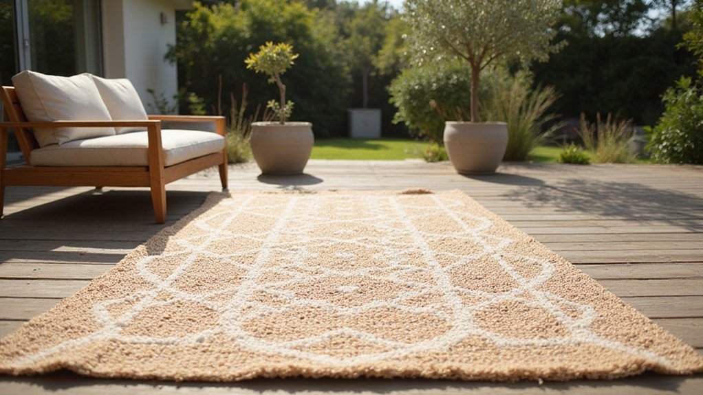 outdoor rug vs mat