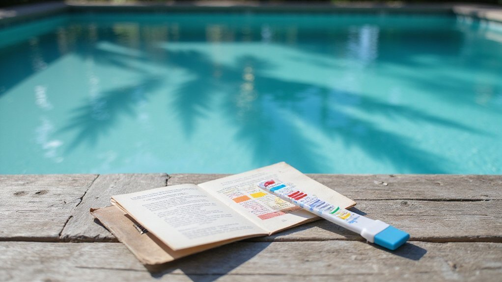 pool water testing strips
