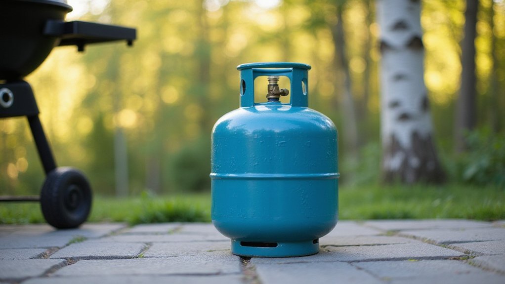 propane tank weight varies