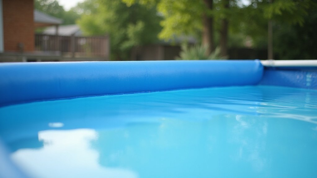 remove wrinkles from pool liner