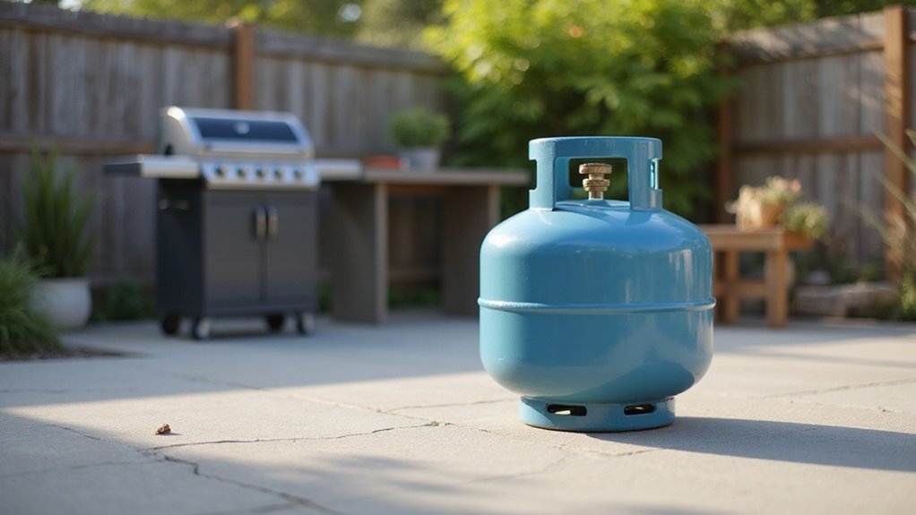safe propane storage location