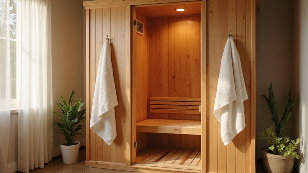 sauna and steam shower comparison