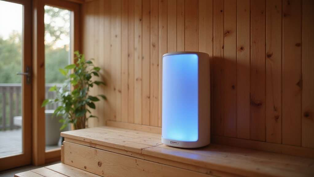 sauna light color benefits