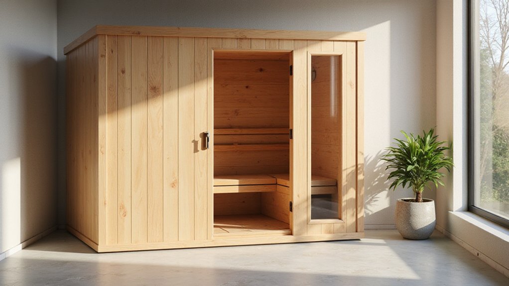sauna or steam room