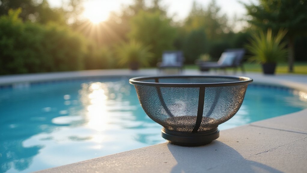 top pool skimmer baskets