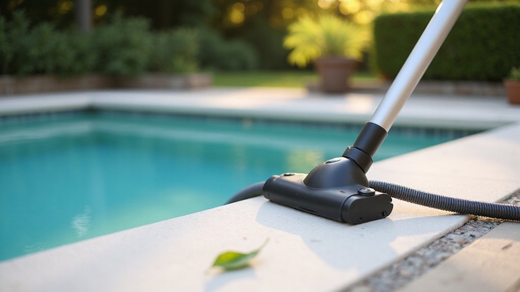 vacuum pool in waste