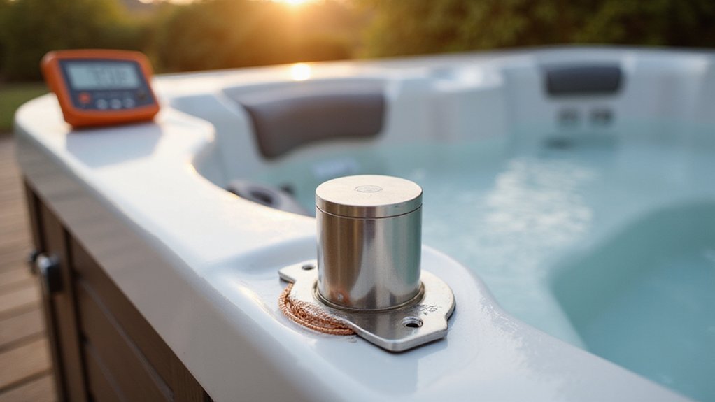 test hot tub heater